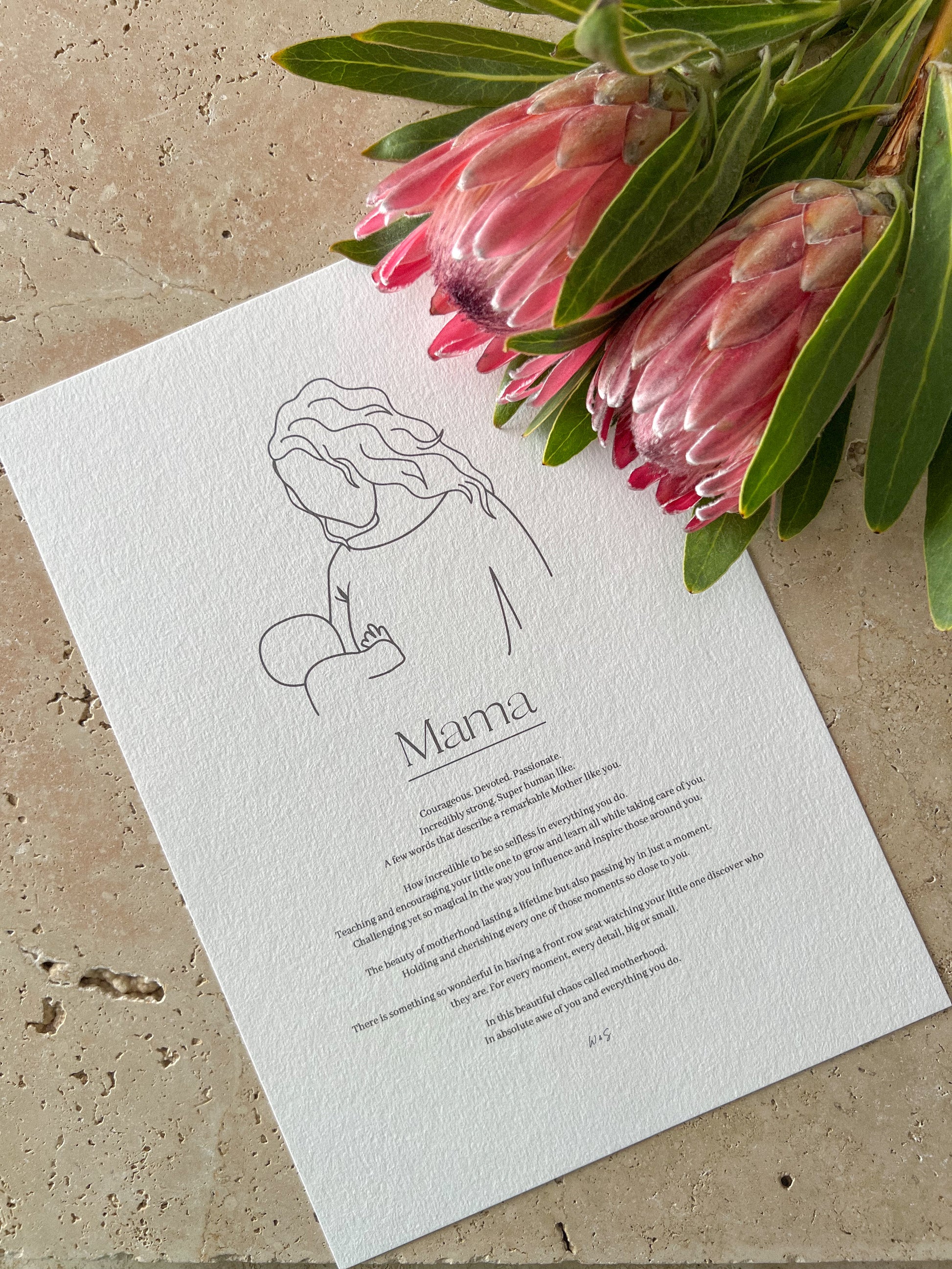 MAMA PRINT MOTHERS DAY COLLECTION BY WILLOW AND SAGE CO