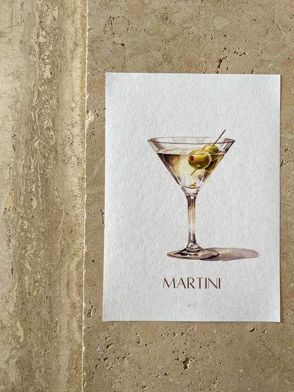 MARTINI COCKTAIL PRINT COLLECTION