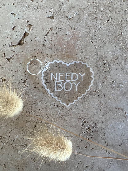 SCALLOP HEART DOG TAG ~ ACCESSORY CHARM