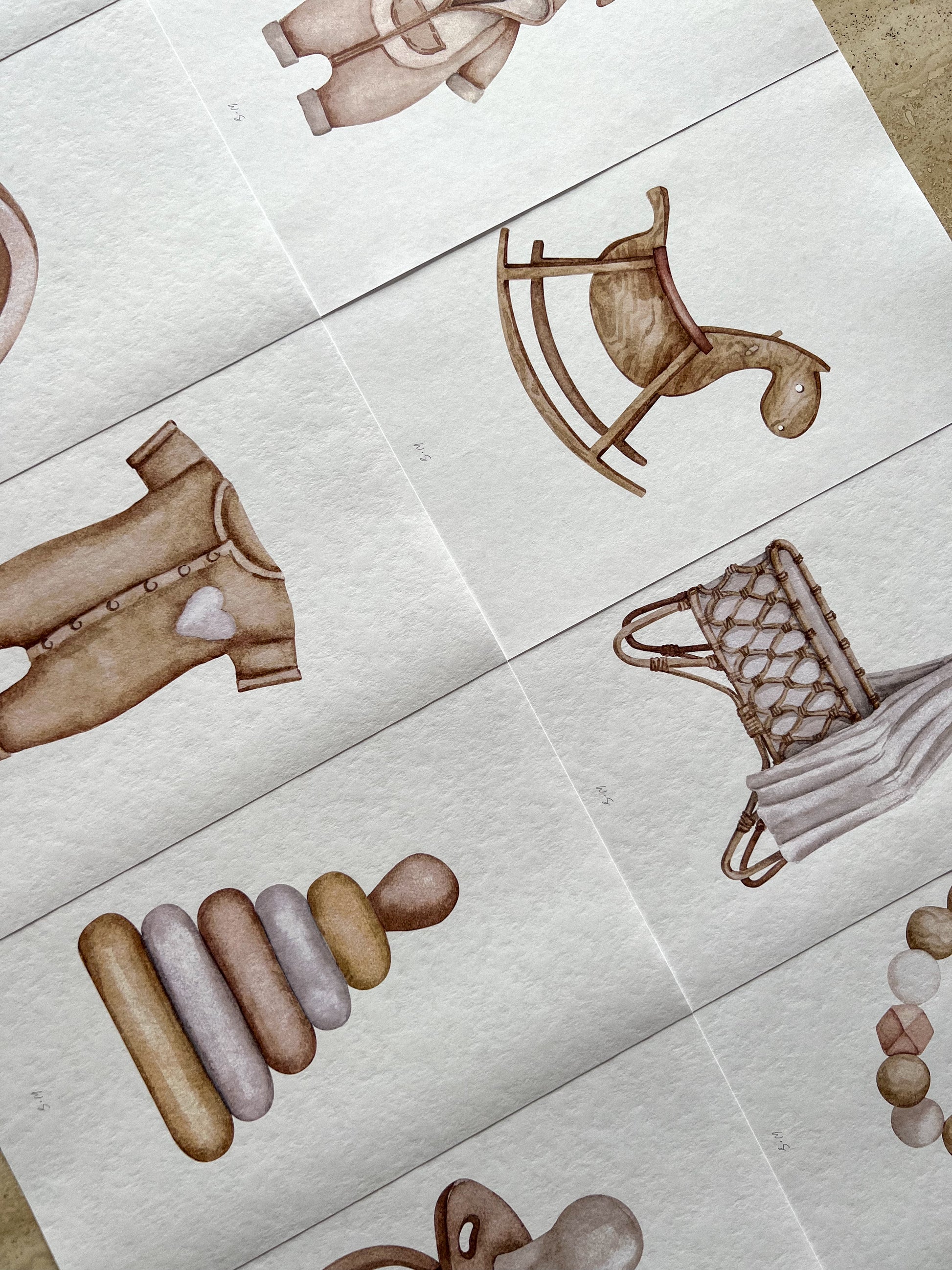 NEUTRAL NURSERY BOHO PRINT COLLECTION BY WILLOW AND SAGE CO