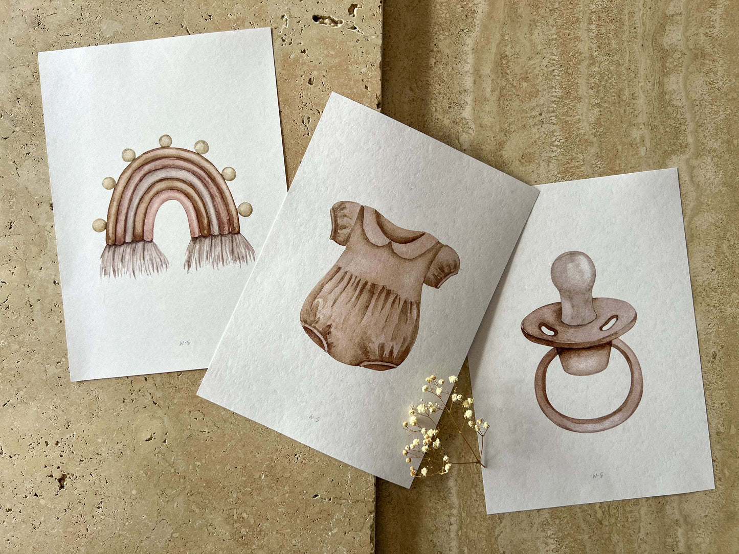 NEUTRAL NURSERY PRINT COLLECTION BY WILLOW AND SAGE CO