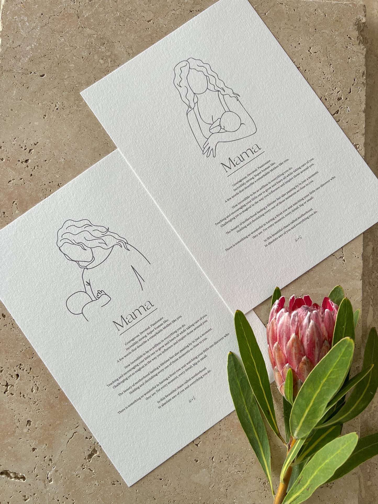MAMA PRINT COLLECTION BY WILLOW AND SAGE CO
