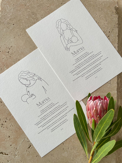 MAMA PRINT COLLECTION BY WILLOW AND SAGE CO