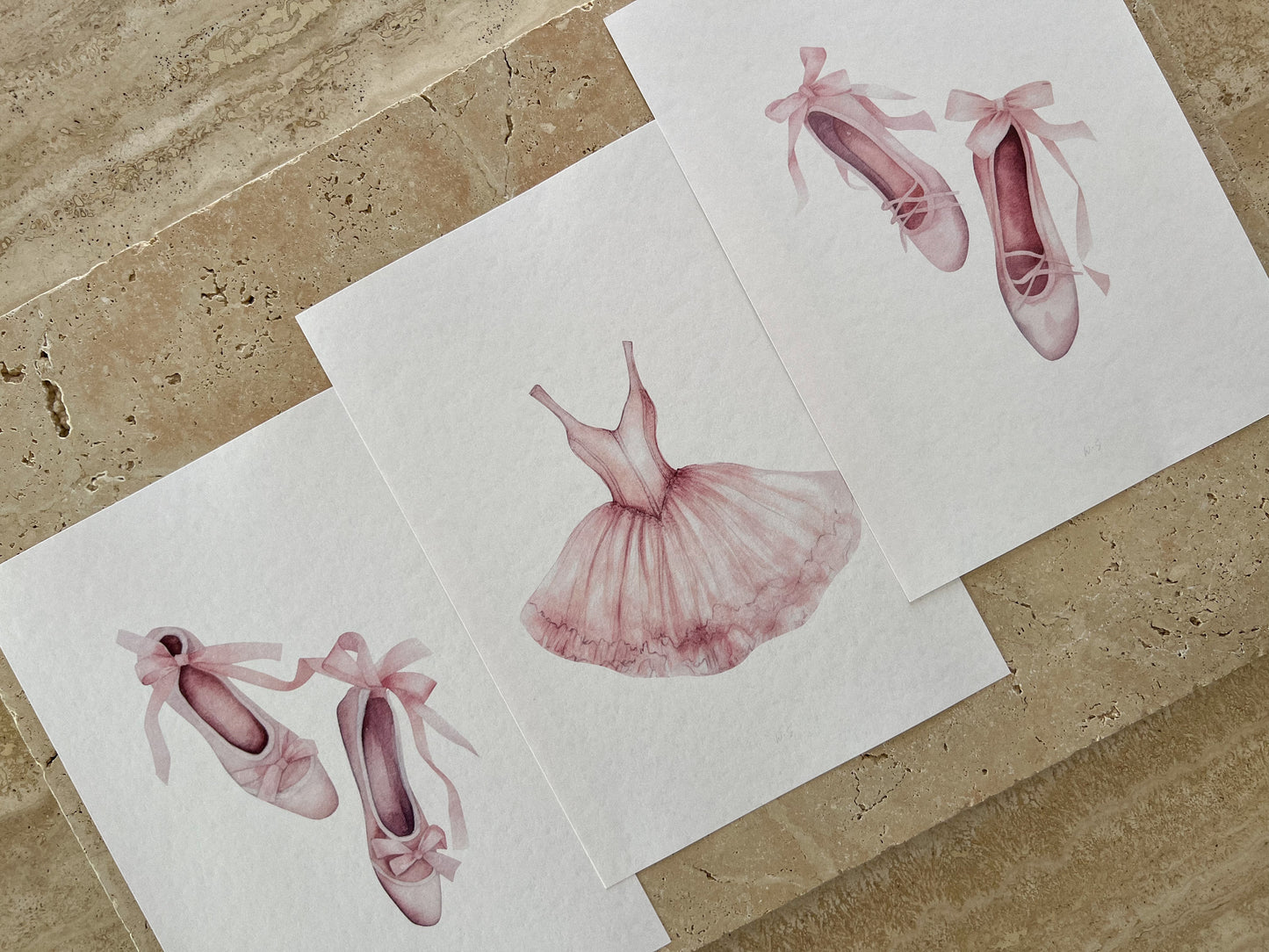 PINK BALLET PRINT COLLECTION BY WILLOW AND SAGE CO