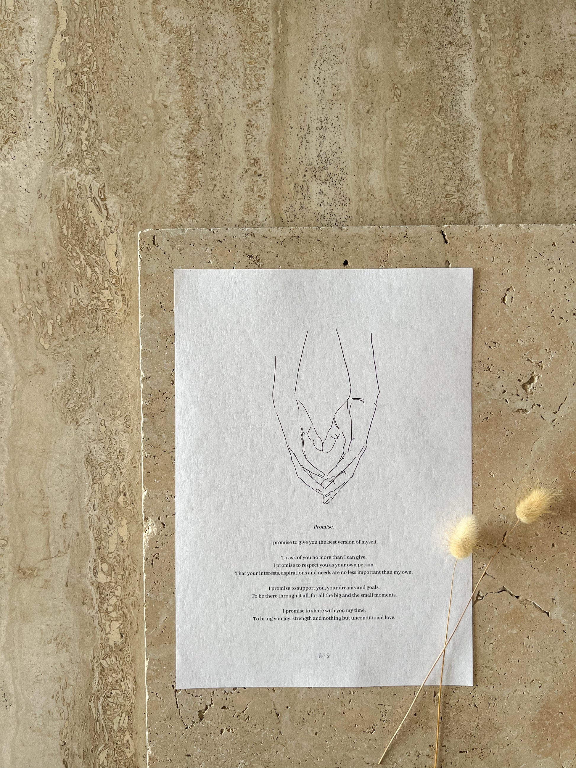 PROMISE KEEPSAKE PRINT