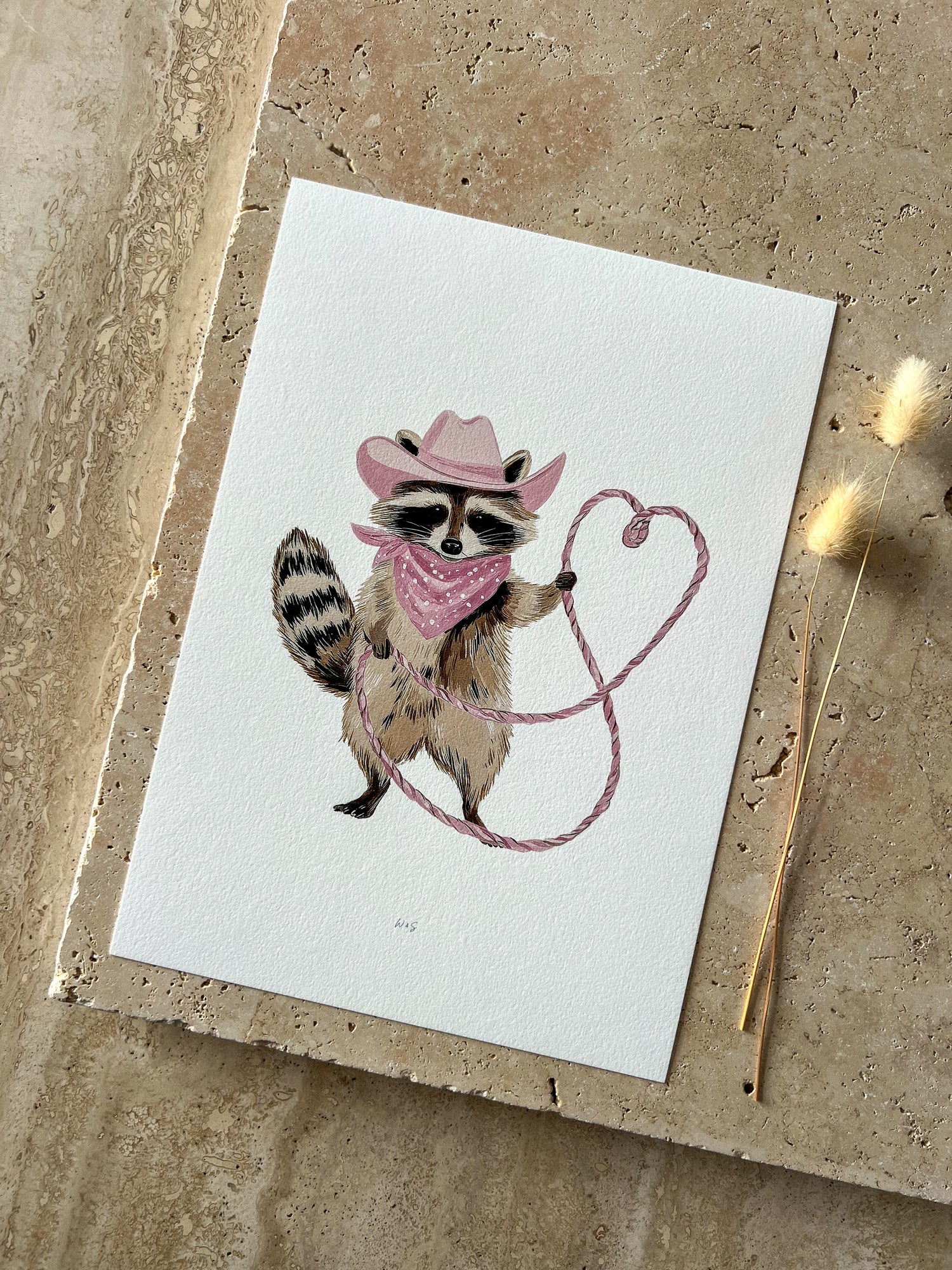 RACOON LITTLE BLUSH RODEO PRINT COLLECTION BY WILLOW AND SAGE CO