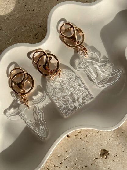 W&S RODEO KEYCHAIN