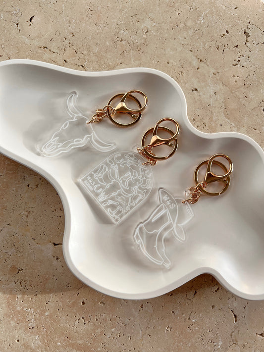 Rodeo acrylic Keychain collection by Willow & Sage Co
