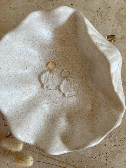 SEA SHELL DOG TAG | OCEAN THEMED PET TAG | ACCESSORY CHARM