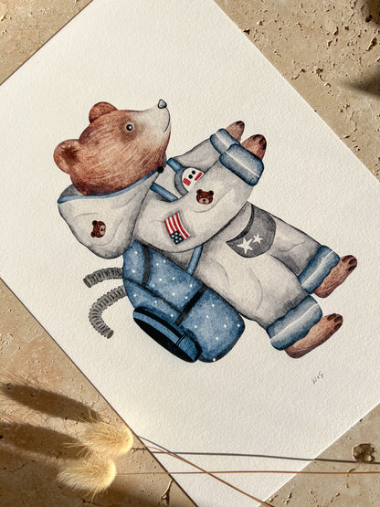 SPACE BEAR PRINT COLLECTION