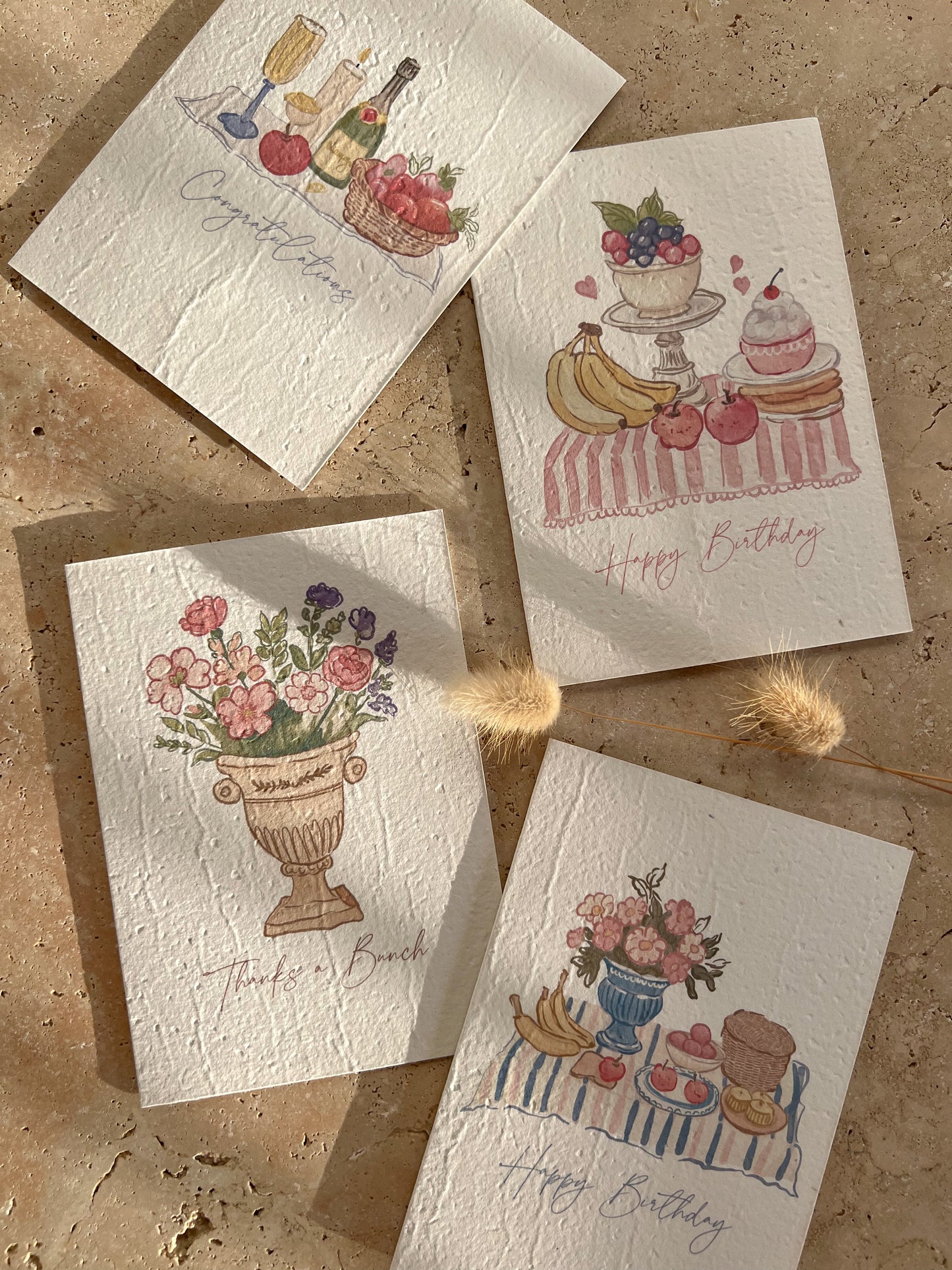 SUNDAY BRUNCH PLANTABLE GREETING CARDS