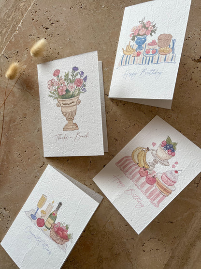 SUNDAY BRUNCH PLANTABLE GREETING CARDS