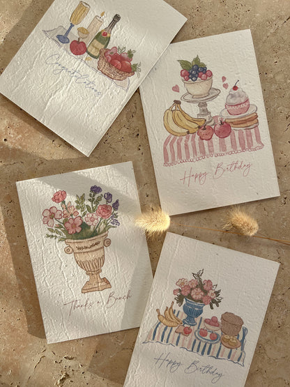SUNDAY BRUNCH PLANTABLE GREETING CARDS