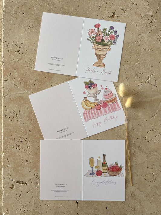 SUNDAY BRUNCH PREMIUM GREETING CARDS