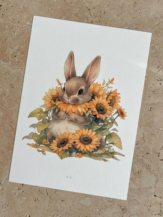 SUNFLOWER BUNNY BY WILLOW AND SAGE CO