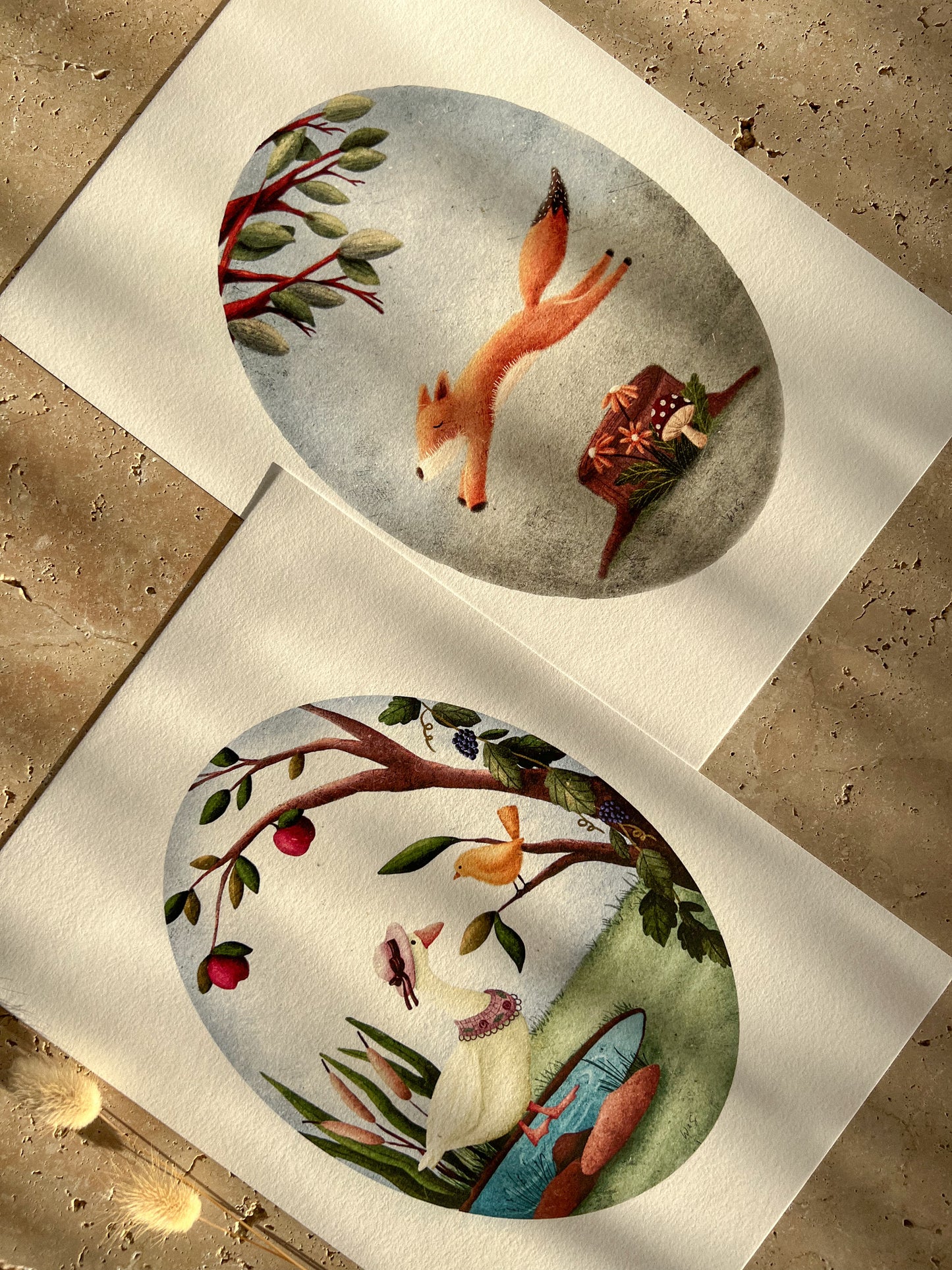 VINTAGE FOX & GOOSE PRINT COLLECTION