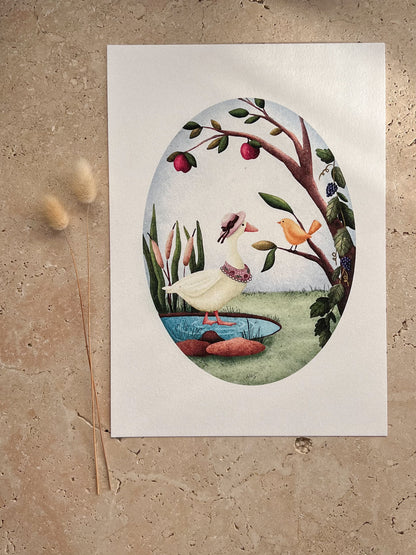 VINTAGE FOX & GOOSE PRINT COLLECTION