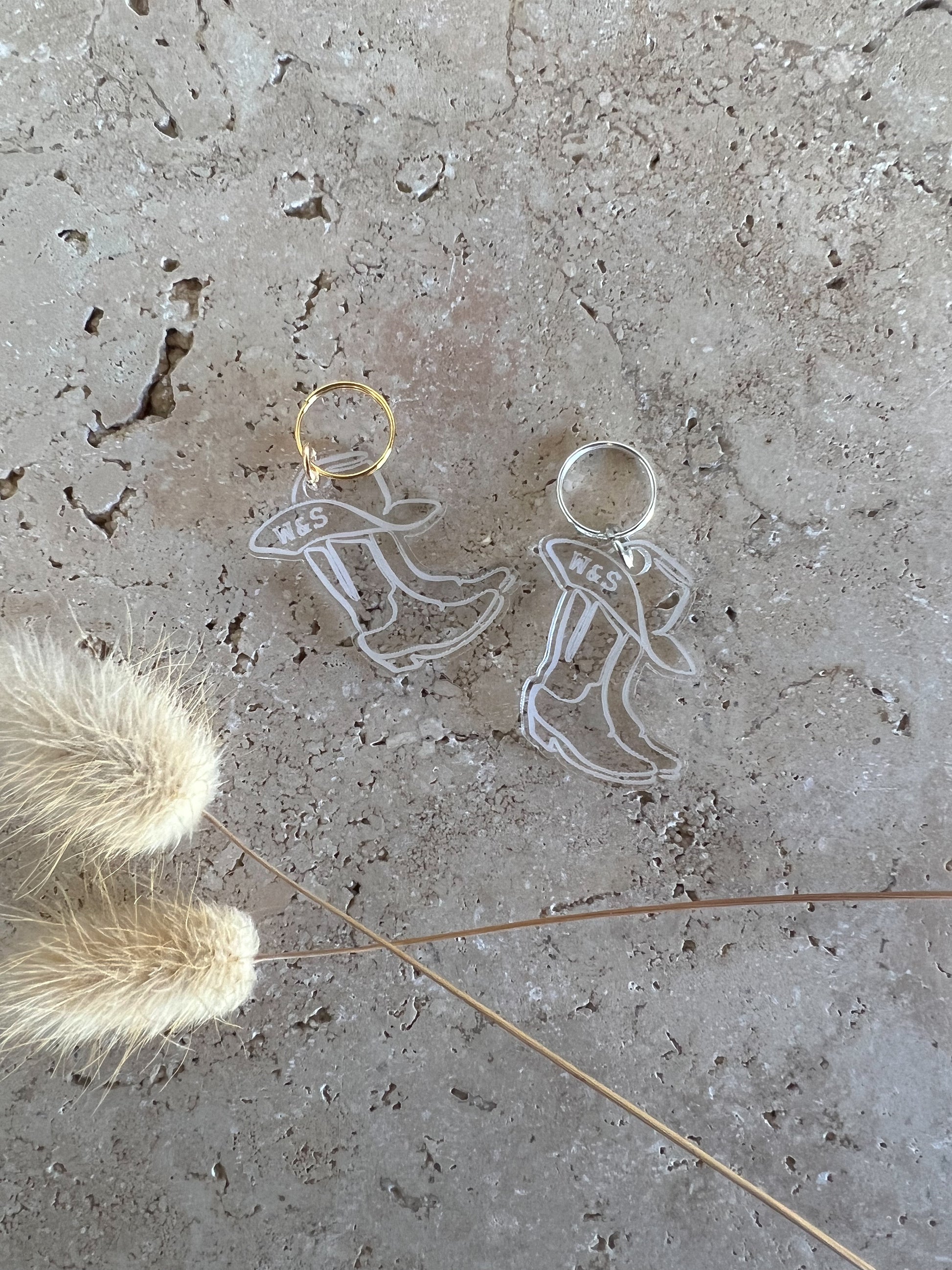 Western boots pet tag by W&S Co