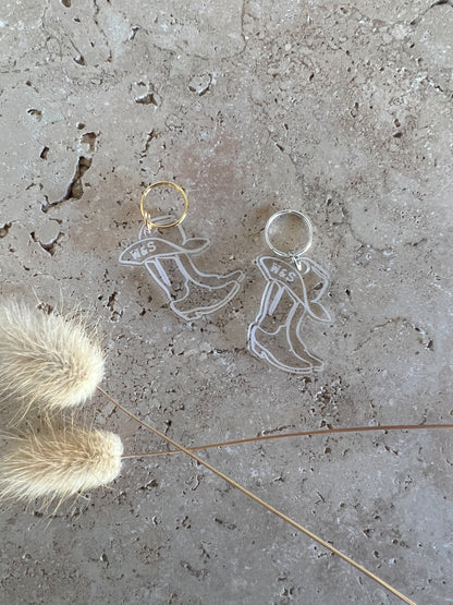 Western boots pet tag by W&S Co