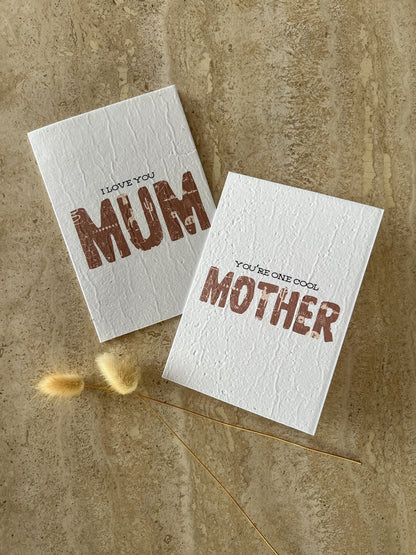 WESTERN MOTHERS PLANTABLE GREETING CARDS | WESTERN MOTHER'S DAY GIFT