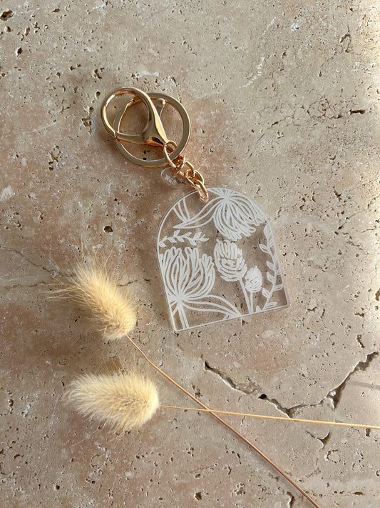 WILDFLOWER KEYCHAIN
