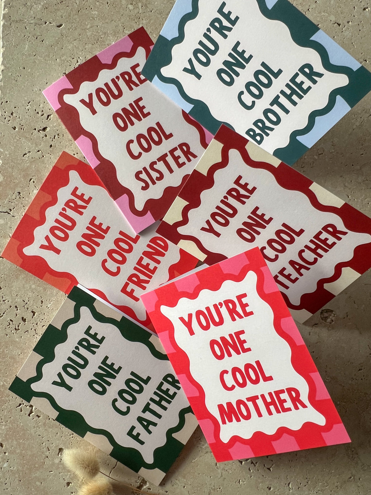 You're One Cool premium greeting cards designed and printed in Australia by Willow & Sage Co